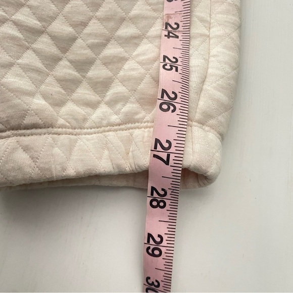 Marine Layer Women's Corbet Quilted Jogger Cream Size S 26559 - Picture 11 of 13